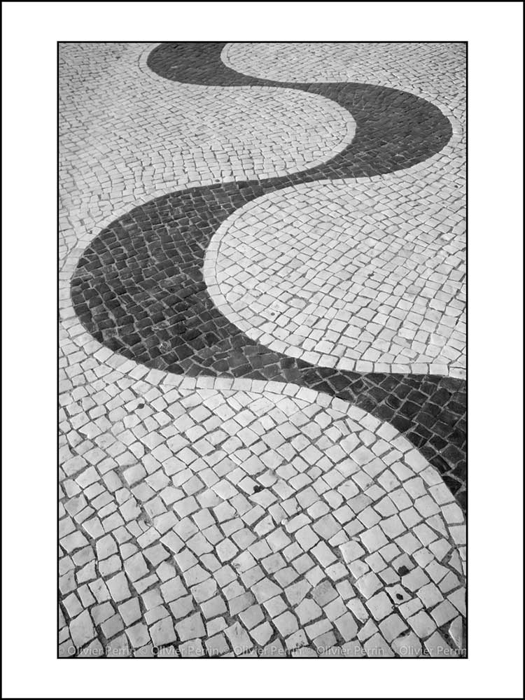 Lisbonne Portugal calçada portuguesa